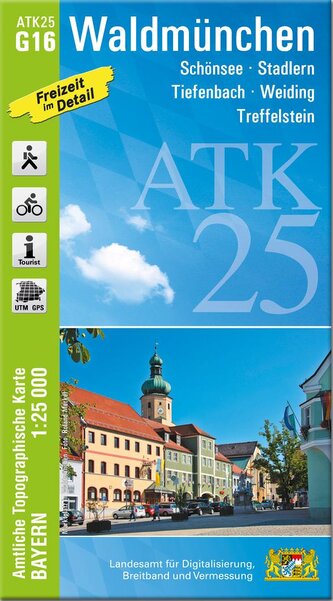 ATK25-G16 Waldmünchen (Amtliche Topographische Karte 1:25000)