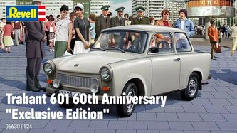 Gift-Set auto 05630 - 60th Anniversary Trabant 601 (1:24)