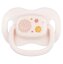 CANPOL 22/580_pin_new Smoczek uspokajający silikon symetryczny 0-6m Newborn Baby różowy