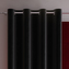 Dekorační velvet závěs s kroužky VELVI 111 černá 140x250 cm (cena za 1 kus) MyBestHome