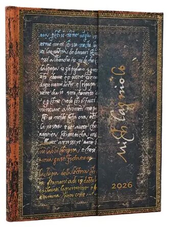 Diář 2026 Michelangelo, Handwriting