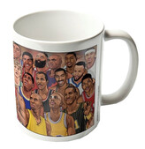 Keramický hrnek Legends|Legendy: Nejlepší basketbaloví hráči (objem 325 ml)