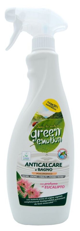 Green Emotion Anticalcare E Bagno hypoalergenní čistič koupelen 750 ml