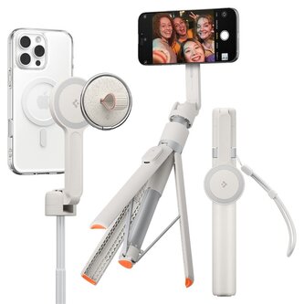 Spigen Selfie Stick MagSafe+ Tripod, dune beige