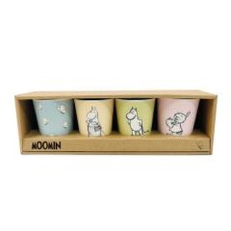 Kubki Muminki 8cm 4szt