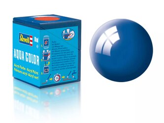Barva Revell akrylová - 36152: lesklá modrá (blue gloss)