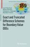 Exact and Truncated Difference Schemes for Boundary Value ODEs