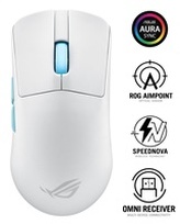 Asus myš ROG Harpe Ace Aim Lab Edition, Bluetooth, bílá