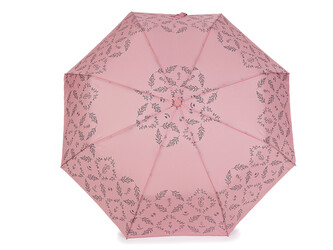Dámský skládací vystřelovací deštník - 1 ks - 2 pudrová