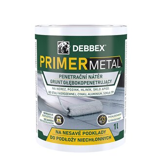 Penetrační nátěr PRIMER METAL 1 l kbelík světle modrá