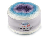 Pletací příze Dolly Ombre 250 g - 1 ks - 9 (318) krémová nejsvět. modrá