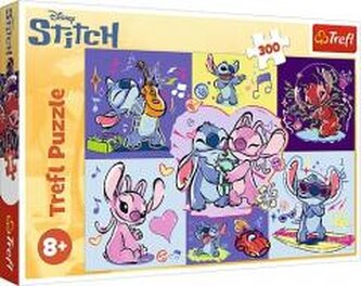 Puzzle 300 Zakręcony Stitch TREFL