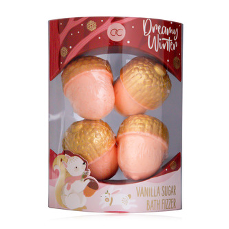 Accentra Dreamy Winter Vanilla Sugar Bath Fizzer 4 x 30 g