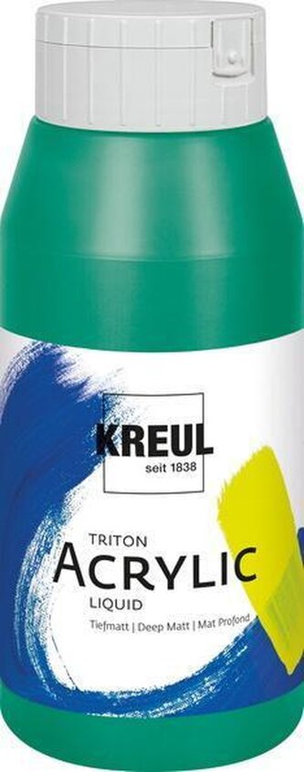 Akrylová barva "TRITON SOLO GOYA", tyrkysově zelená, 750 ml, KREUL Akrylová barva "TRITON SOLO GOYA", tyrkysově zelená, 750 ml, KREUL