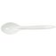 Łyżki wielorazowe białe 8szt