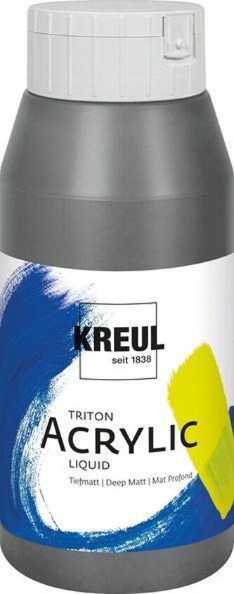 Akrylová barva "TRITON SOLO GOYA", Grafit, 750 ml, KREUL Akrylová barva "TRITON SOLO GOYA", Grafit, 750 ml, KREUL