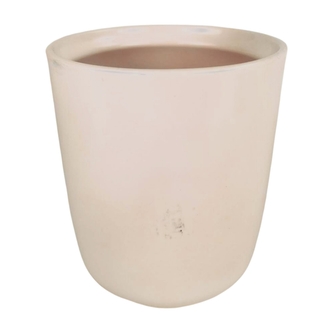 Keramický květináč na orchideje Bari 15 cm krémová růže, 2. jakost