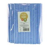 Słomki papierowe shake 8mm niebieskie 144szt