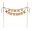 Dekoracja tortu Happy Birthday Kraft Balloons