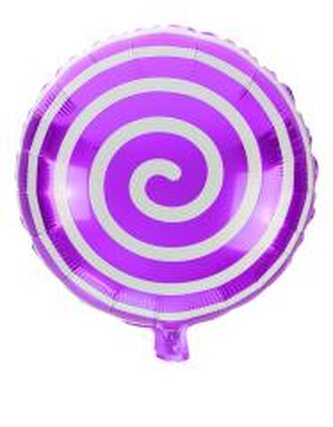 Balon foliowy lizak fioletowy