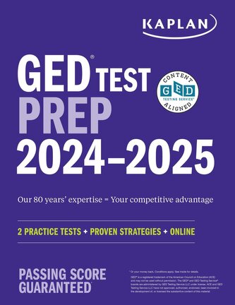 GED Test Prep 2024-2025: Includes a Diagnostic Pretest, 2 Full Length Practice Tests, 1000+ Practice Questions, and 40+ Online V