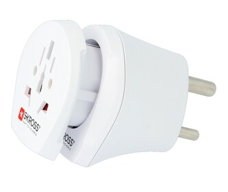 SKROSS PA62 Cestovní adaptér  India Combo pro použití v Indii