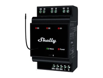 Relé na DIN lištu SHELLY PRO 3 Z-Wave