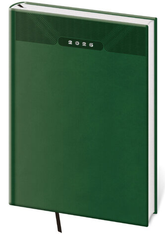 Týdenní diář A5 Print Classic zelený