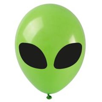 Balony z nadrukiem UFO 6szt