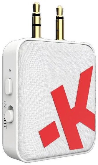 Solight DCWA02 Bezdrátový audio adaptér, vysílač-přijímač 2v1, Bluetooth 5 a vyšší, 3,5mm mini jack