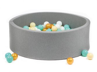 Hrací ohrádka s míčky textilní