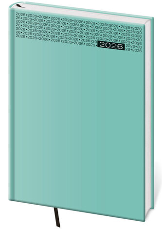 Denní diář A5 Gommato tyrkysový
