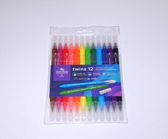 Koh-i-noor dvouhroté popisovače TWINS - 12 ks