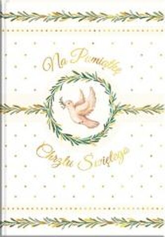 Książeczka A5 Pamiątka Chrztu. Gołąb