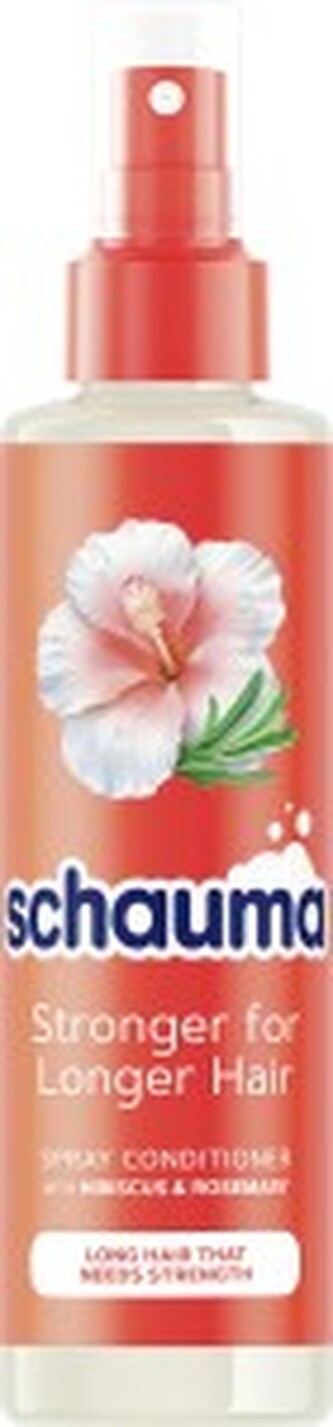 Schauma Stronger for Longer Hair balzám pro dlouhé vlasy s ibiškem a rozmarýnem ve spreji, 200 ml