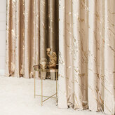 Dekorační vzorovaný závěs s kroužky MARMA 226 krémová/zlatá 140x250 cm (cena za 1 kus) MyBestHome