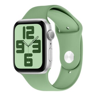 OBAL:ME Silikonový Řemínek pro Apple Watch 42-49mm M-L Green