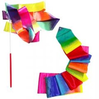 Wstążka gimnastyczna do tańca ćwiczeń kolorowa