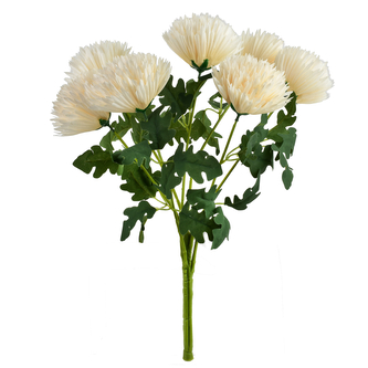 VIRIDIS Kwiat sztuczny Bukiet 7 Chryzantem h57cm AW25