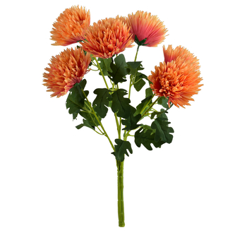 VIRIDIS Kwiat sztuczny Bukiet 7 Chryzanth57cm AW25