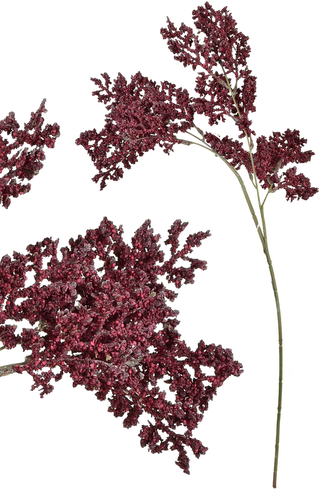 VIRIDIS Kwiat sztuczny Gałązka ozdobna 75cm AW25