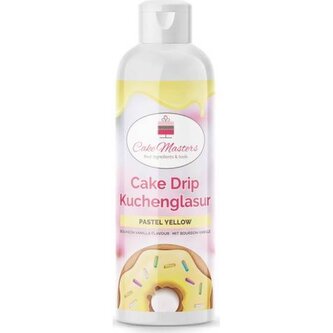 Cake drip pastelově žlutá 250g - Cake Masters