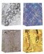 Torebka ozdobna 26x32x10cm hot-stamp mix ROZETTE