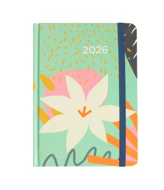 Kalendarz 2026 B6 dzienny.Tropikalny