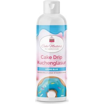 Cake drip azurová modrá 250g - Cake Masters