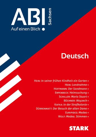 STARK Deutsch - Abi - Auf einen Blick! 2026 Sachsen