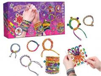 Zestaw do tworzenia bransoletek sznurkowych