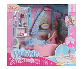 Lalka 30 cm w kąpieli