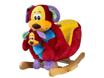 RCsale houpací pejsek Supermax s miminkem