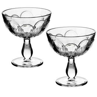 DAPHNE Komplet 4 pucharków 11xh12,5cm 310ml